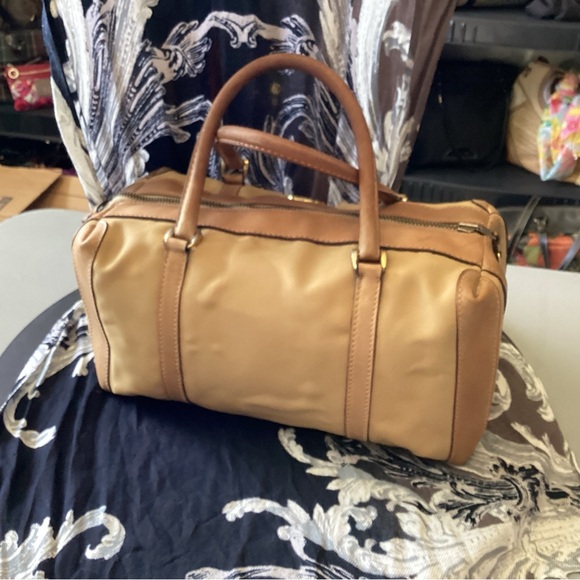 Gucci Boston Bag Canvas Tan Old Gucci 25 - Picture 4 of 12